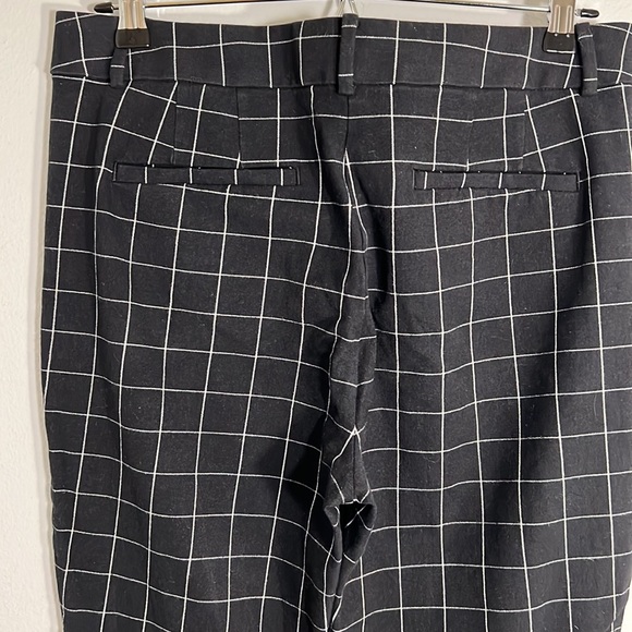 LOFT Windowpane High Waist Skinny Ankle Pants - Picture 7 of 11